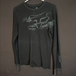 Men's Fox Black Long Sleeve